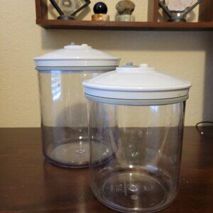 FoodSaver Canister Container Set 80 Oz And 50 Oz, Preowned